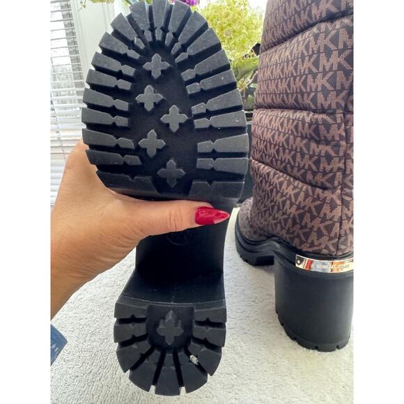 MICHAEL Michael Kors Holt Quilted Mid-Calf Boots 5.5 (bota600 - Picture 4 of 9